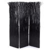RAUMTEILER Nature 3-tlg. Weidenholz schwarz - Schwarz, Naturmaterialien (120/165/3cm) - DESIGN DELIGHTS