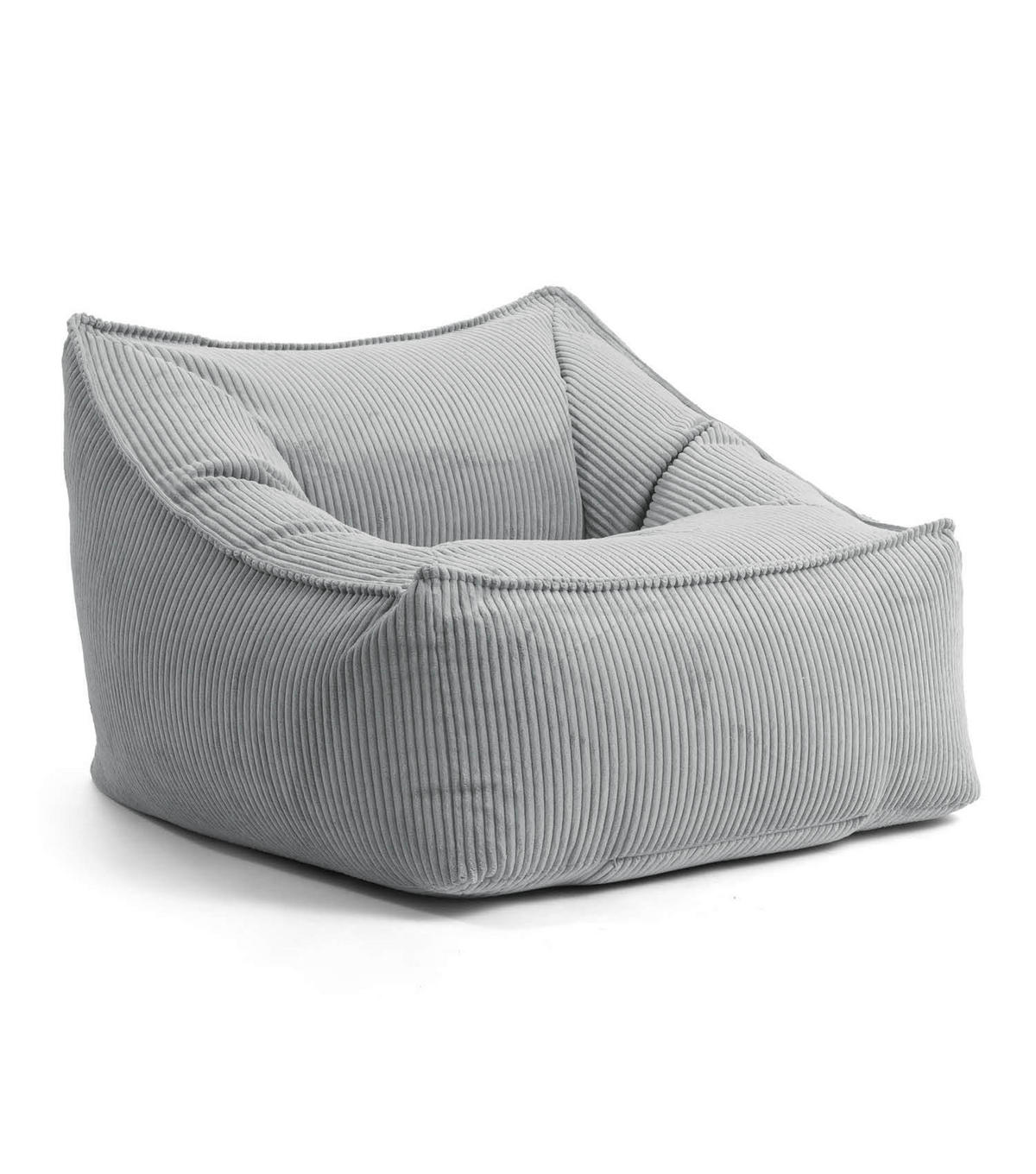 SITZSACK Cord Der Lümmel - Grau, Textil (73/60/83cm) - Mokebo