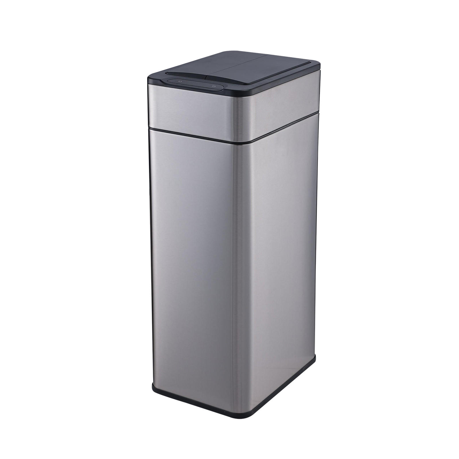 SENSORMÜLLEIMER SE40L Silber - Silberfarben, Metall (23/65/31cm) - SVITA