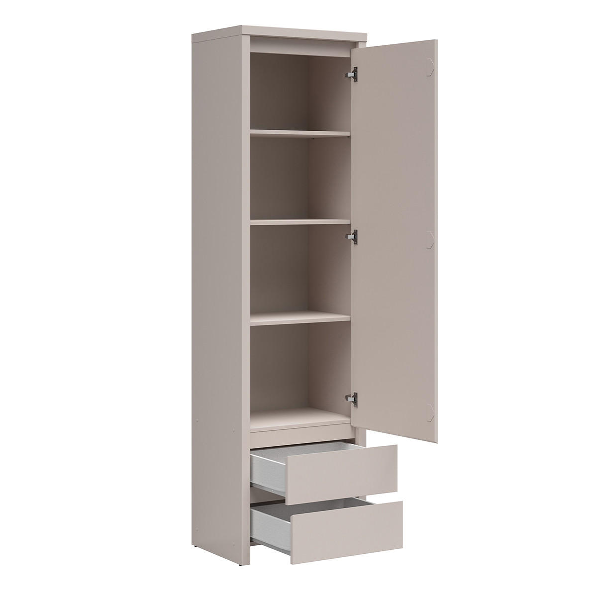 SKŘÍŇ 1DVEŘOVÁ Soren Kašmír - béžová, kompozitní dřevo (56/200.5/40.5cm) - Petits-meubles