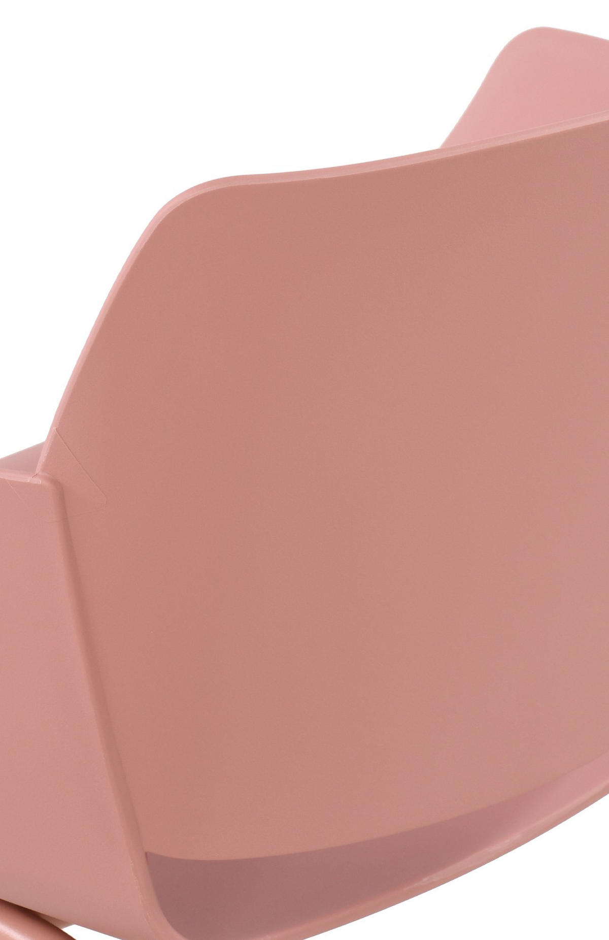 STUHL Kunststoff Pink - Pink, Kunststoff/Metall (58/80/54cm) - CLP