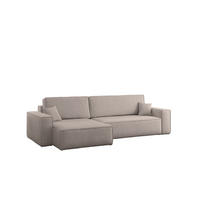ECKSOFA Mit Schlaffunktion Und Bettkasten, Eckcouch Best XL Stoff Verita Beige Links - Beige, Holz (145/274cm) - Kaiser Möbel