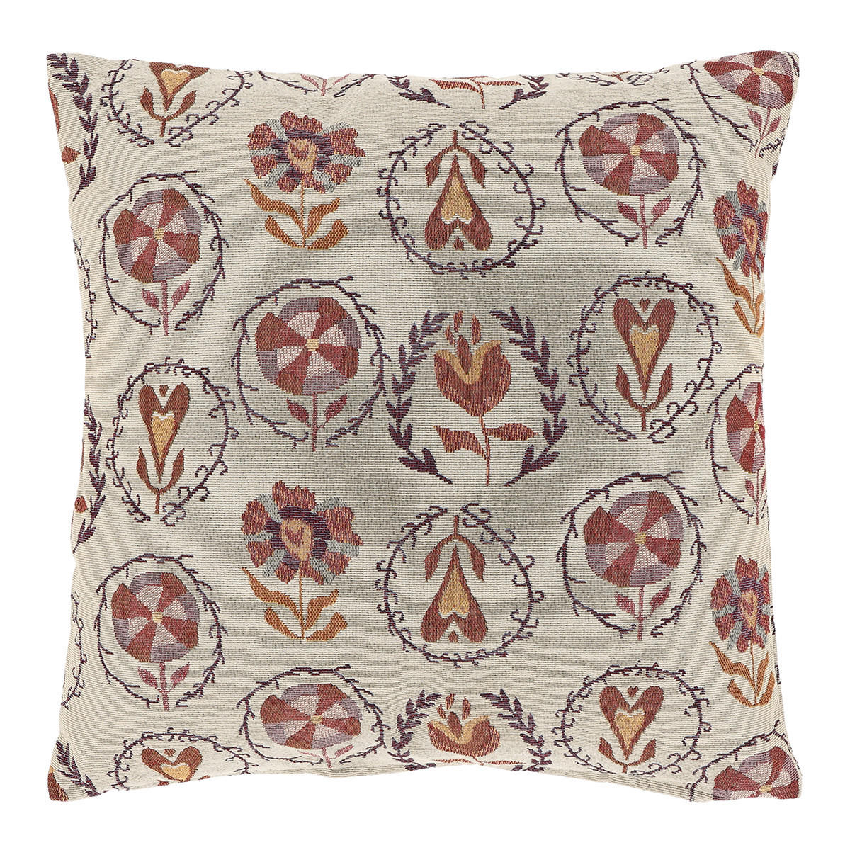 DEKOKISSEN Elva Mehrfarbig 45/45/8 cm - Multicolor, Textil (45/45cm) - Unique Living