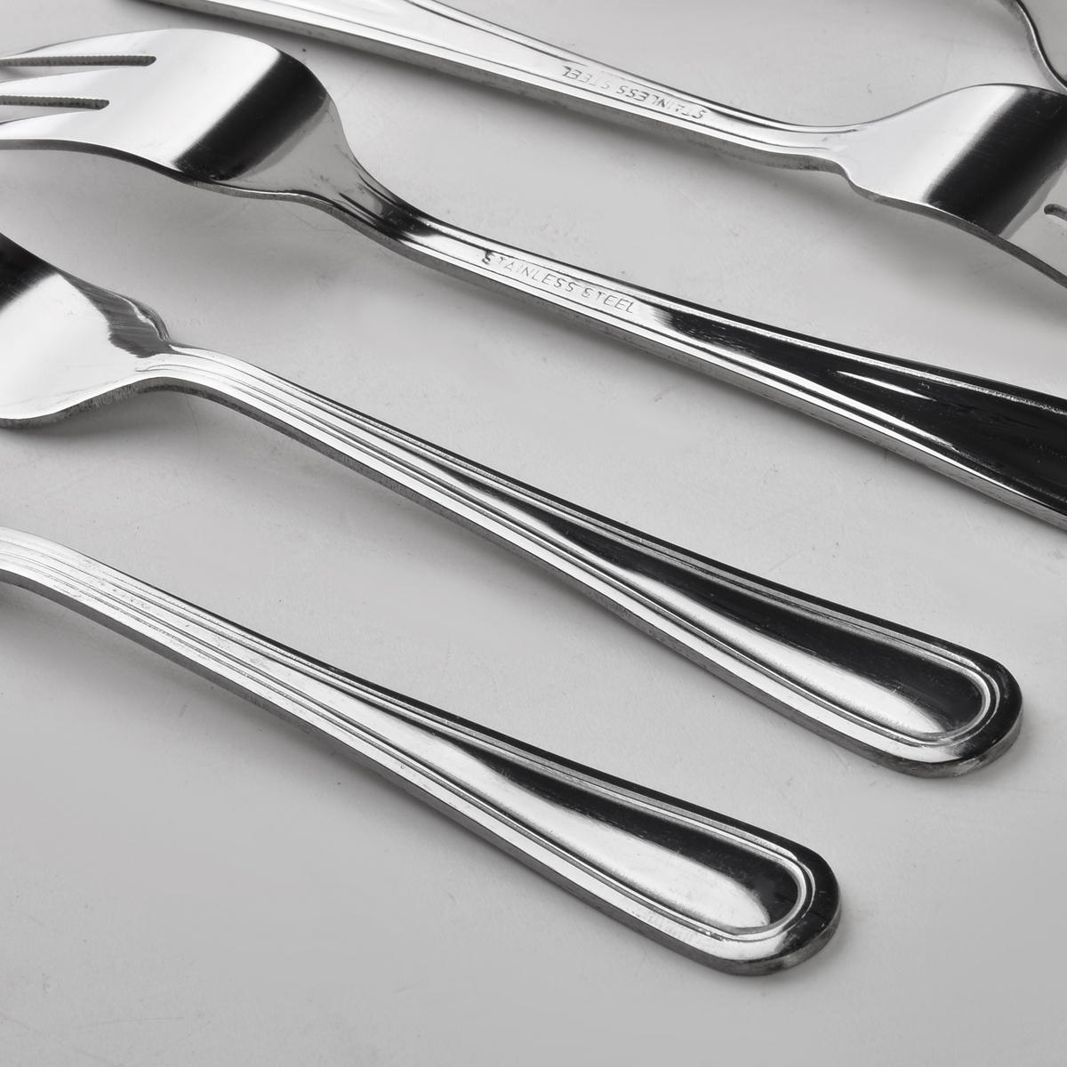 DESSERTGABEL Dhalia Daisy 6-tlg silberfarben 2/2/19 cm Edelstahl - Silberfarben, Metall - Mondex