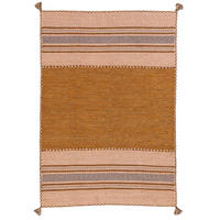 NATUR TEPPICH KELIM NAVARRO - Braun, Textil (200/300cm) - Pergamon