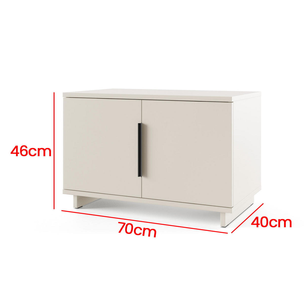 GARDEROBE NAPOLI 4 mit POLSTERPANEELEN GELB - Beige/Gelb, Holzwerkstoff (140/229/40cm) - Jerpax