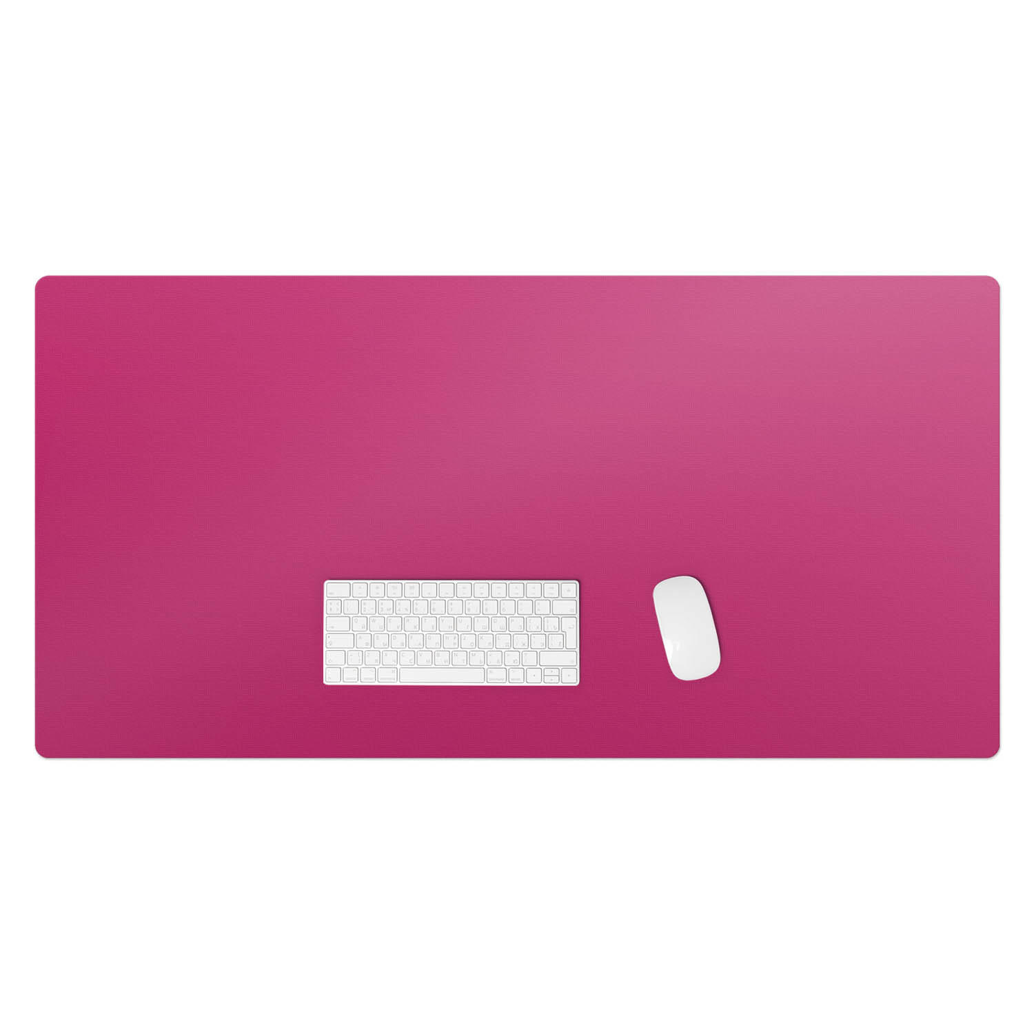 Wallfluent Schreibtischunterlage Rosa 60x1.6x120 cm