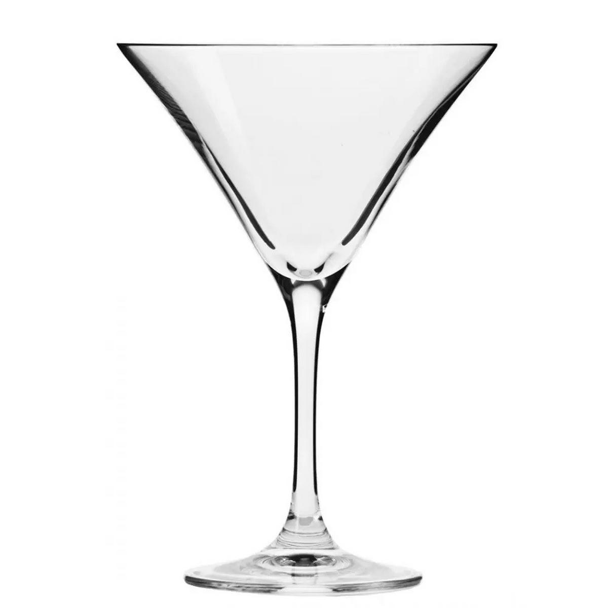 MARTINI COCKTAILGLÄSER, 6er-Set, 240 ml - Transparent, Glas (0.24L) - Krosno Glass