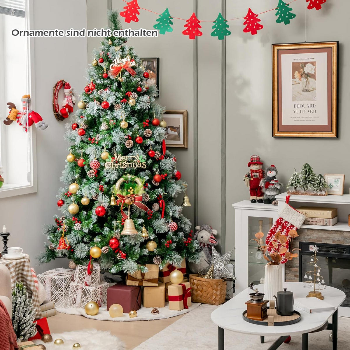 WEIHNACHTSBAUM 210cm Grün - Grün, Kunststoff (210cm) - COSTWAY
