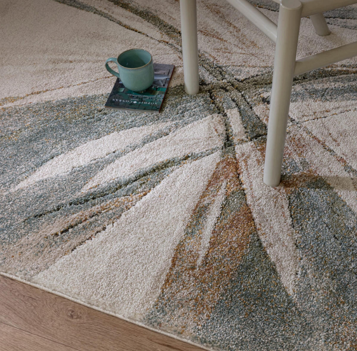 TEPPICH Flachgewebe PHANTOM Blau 120 x 170 cm - Blau, Textil (120/170cm) - Novatrend