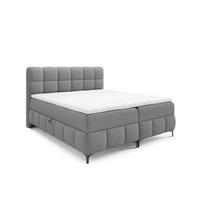 BOXBETT Sophie In Aragon - Grau, Holzwerkstoff/Textil (200/200cm) - Fun Möbel