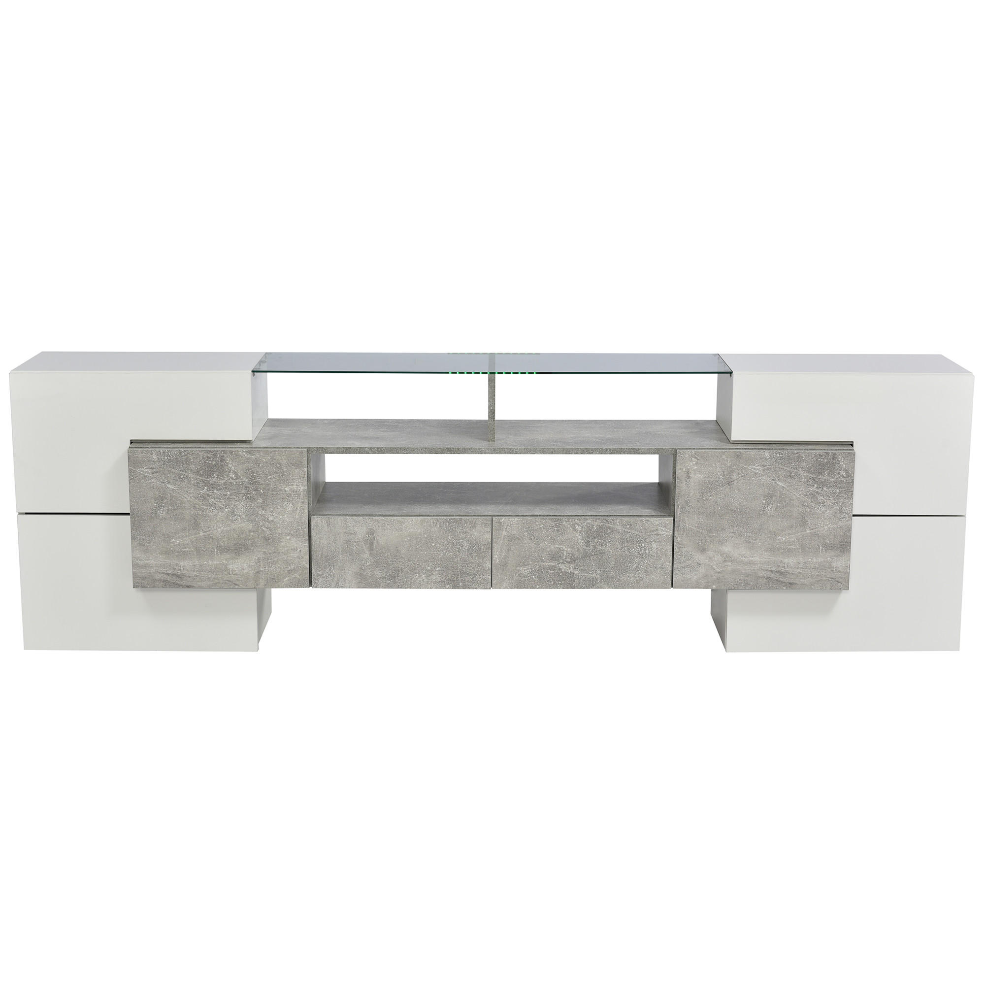 Raumix Tv-Schrank Grau 30x60x200 cm