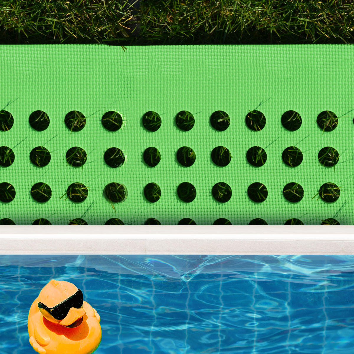 POOLMATTEN für 305 cm Pool - 36 EVA Matten 62 cm Grün - Grün, Kunststoff (62/62cm) - eyepower