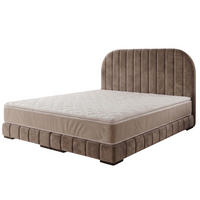 POLSTERBETT LEON3 90x 200 cm Farbe: Creme - Creme, Textil (90/200cm) - A&J MöbelLand