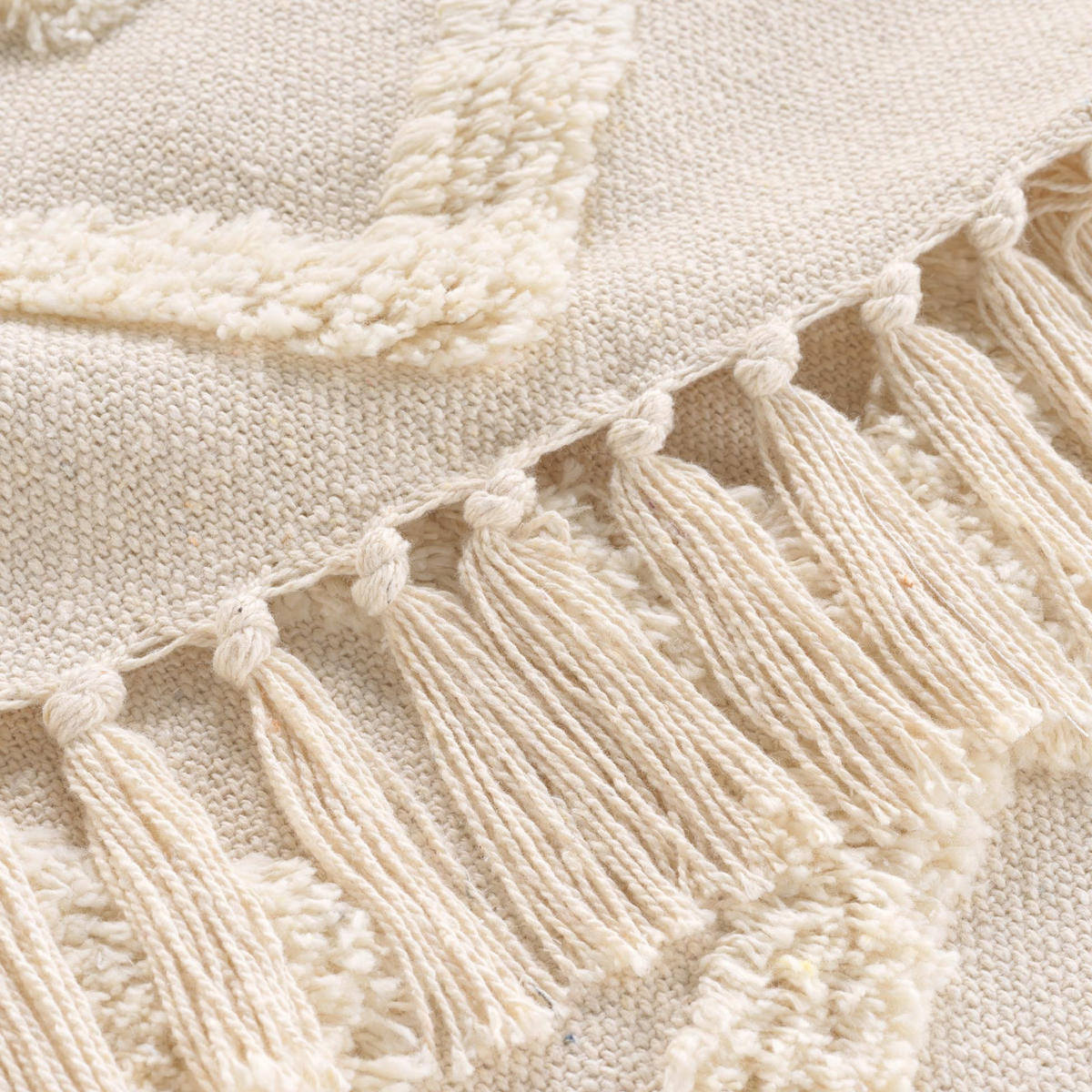 TAGESDECKE Inca 125/150 cm - Beige, Naturmaterialien (150/125cm) - Douceur d´intérieur