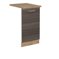 KRYT MYČKY NÁDOBÍ R-Line Ušlechtilá šedá - šedá/medově dubová, kompozitní dřevo (45/81.8/1.6cm) - Vicco