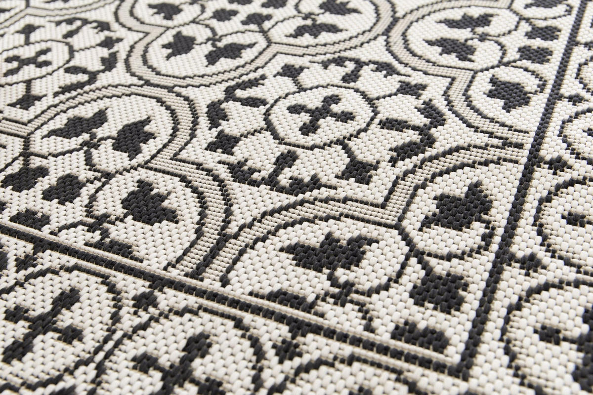 TEPPICH für den Innenkorridor im Freien schwarz - Schwarz, Textil (80/200cm) - AFK Living