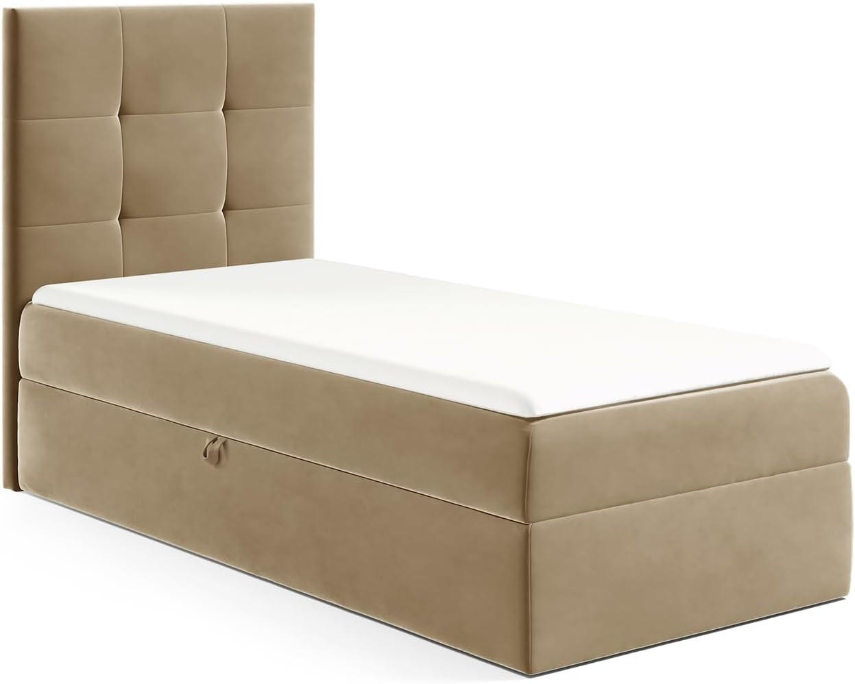 KINDERBETT MINO 2 - Hellbraun, Holzwerkstoff (84/208cm) - Meblini