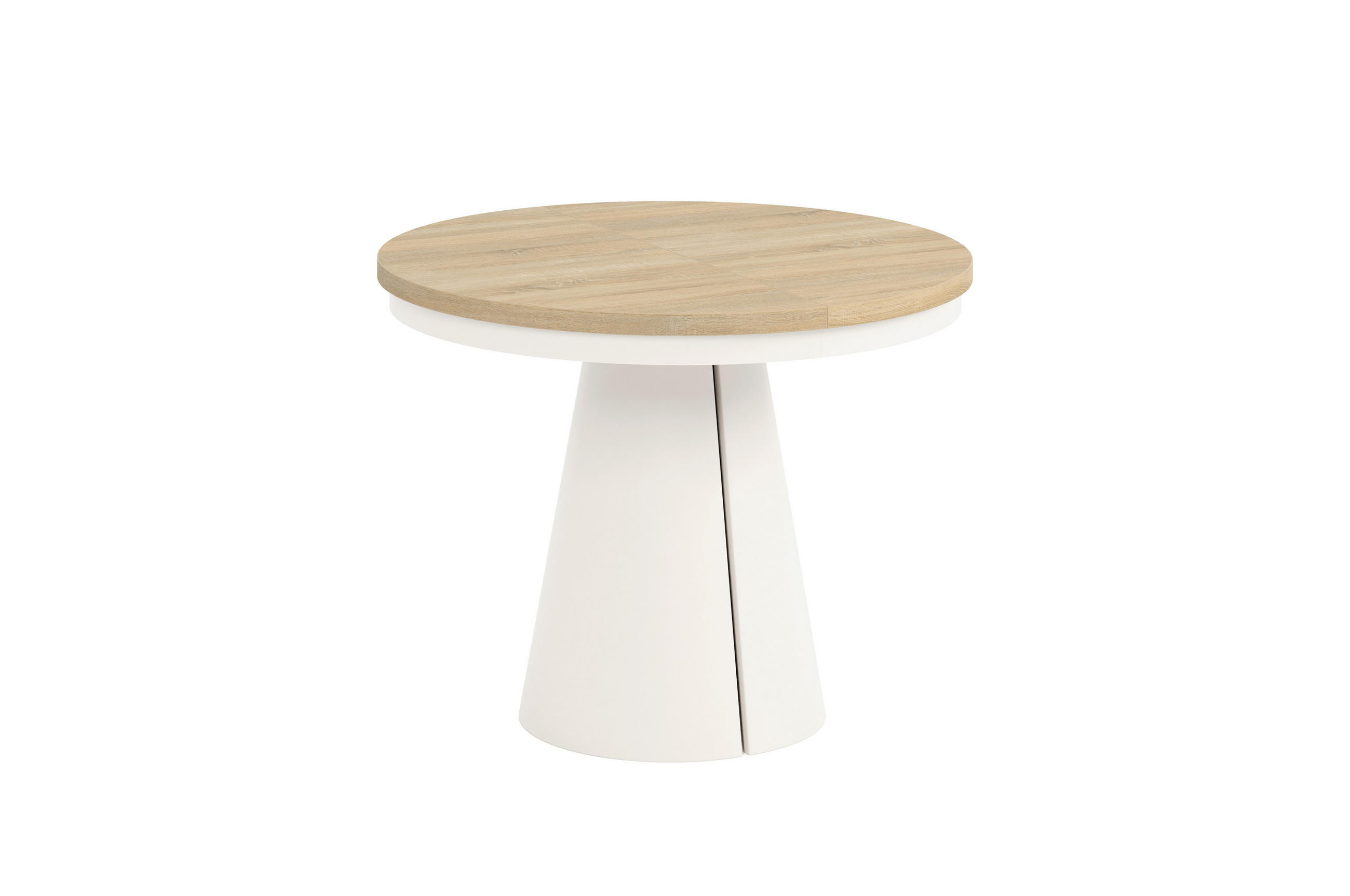 ESSTISCH CALMA Bis - Kaschmir/Beige, Holzwerkstoff/Metall (100/100/76cm) - Meblini