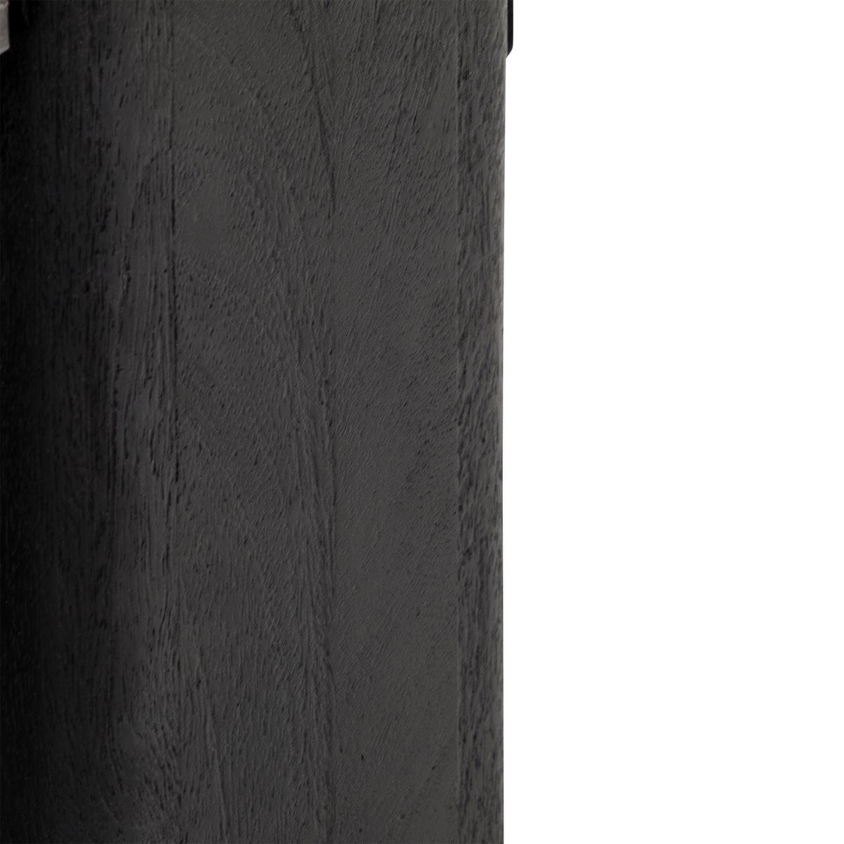 COUCHTISCHSET SURAT/DELHI 2er Set beige/schwarz - Beige/Schwarz, Naturmaterialien/Holz (60/100/27cm) - IDIMEX