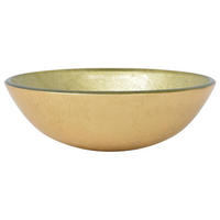 WASCHBECKEN Kulik 42/42/13 cm - Goldfarben, Glas (42/13/42cm) - Nettlife