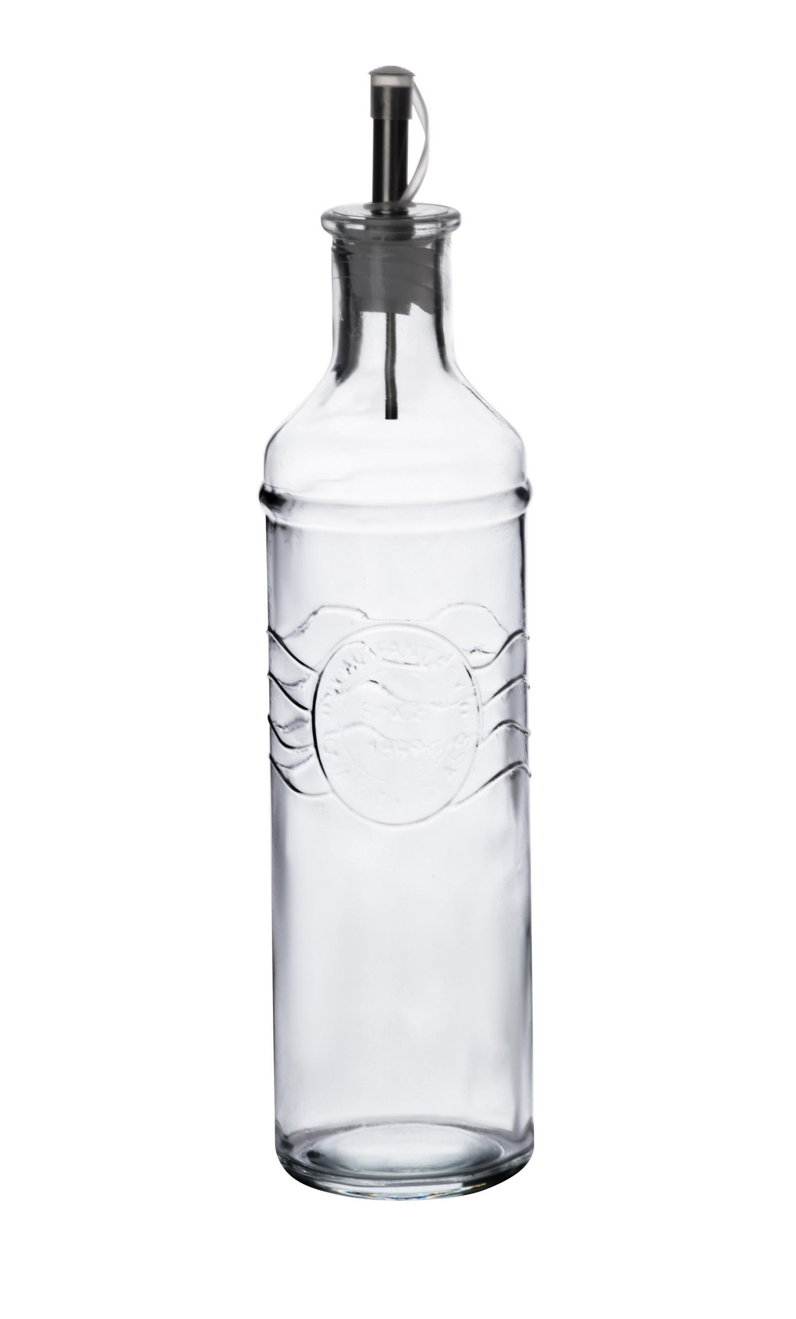 ÖLFLASCHE / Essigflasche basic - Transparent, Glas (6.5/27.5/6.5cm) - Mondex