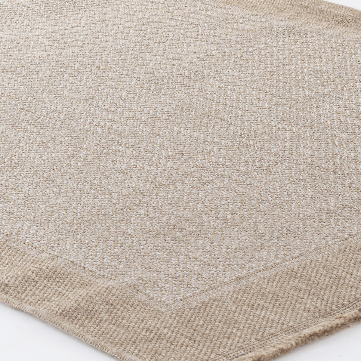 OUTDOORTEPPICH Jute-Optik 120x170 cm Beige - Braun, Kunststoff/Textil (120/170cm) - LIVABLISS
