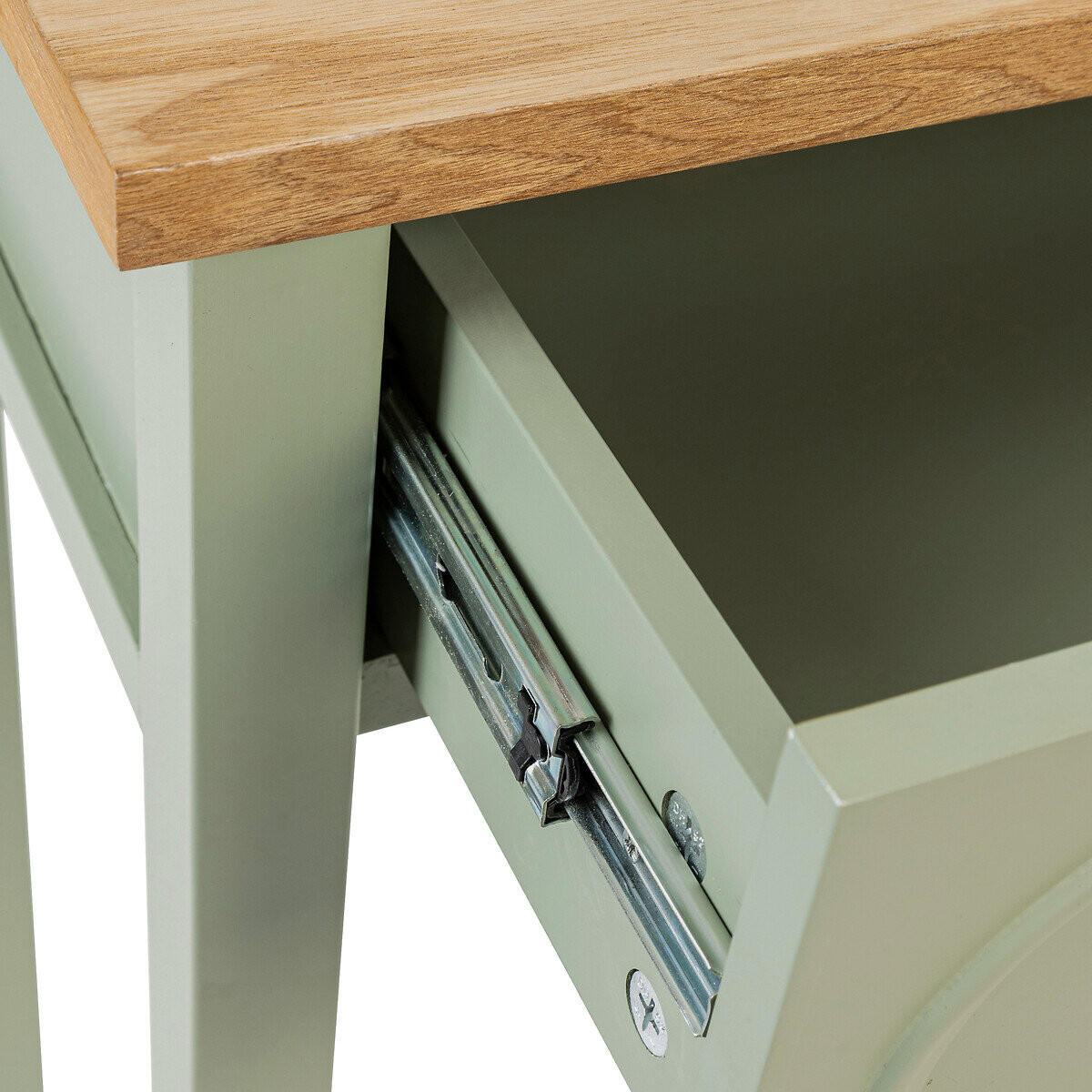 KONSOLE Mohea 100/35 cm - Grün, Holzwerkstoff (35/80/100cm) - Atmosphera Createur d´interieur