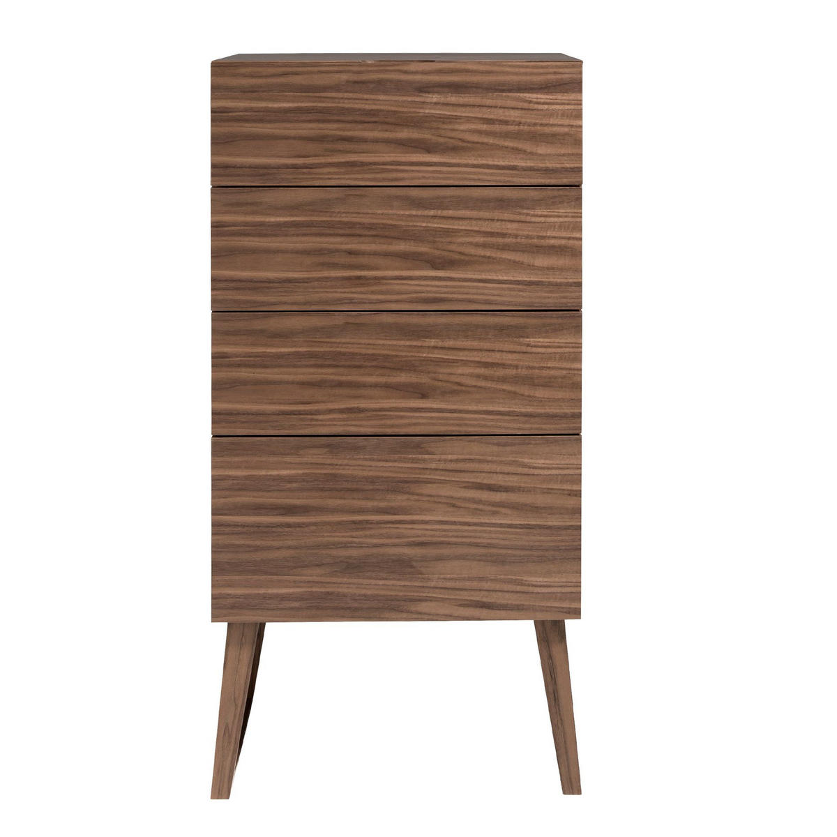 KOMMODE Chiffonier Nussbaum 59/45/120 cm - Walnussfarben, Holz (59/120/45cm) - ANGEL CERDA