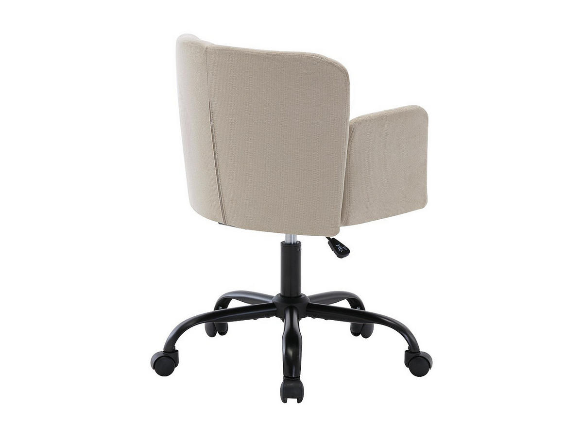BÜROSTUHL ohne Armlehnen - 53 cm x 54 cm - stoff - beige Toara - Beige, Textil (53/87/54cm) - Vente-Unique