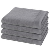 HANDTUCH Premium 4er-Set - Grau, Textil (50/100cm) - MÖVE