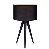 TISCHLEUCHTE Schwarz - Schwarz, Metall (51/28.5/51cm) - Teamson Home