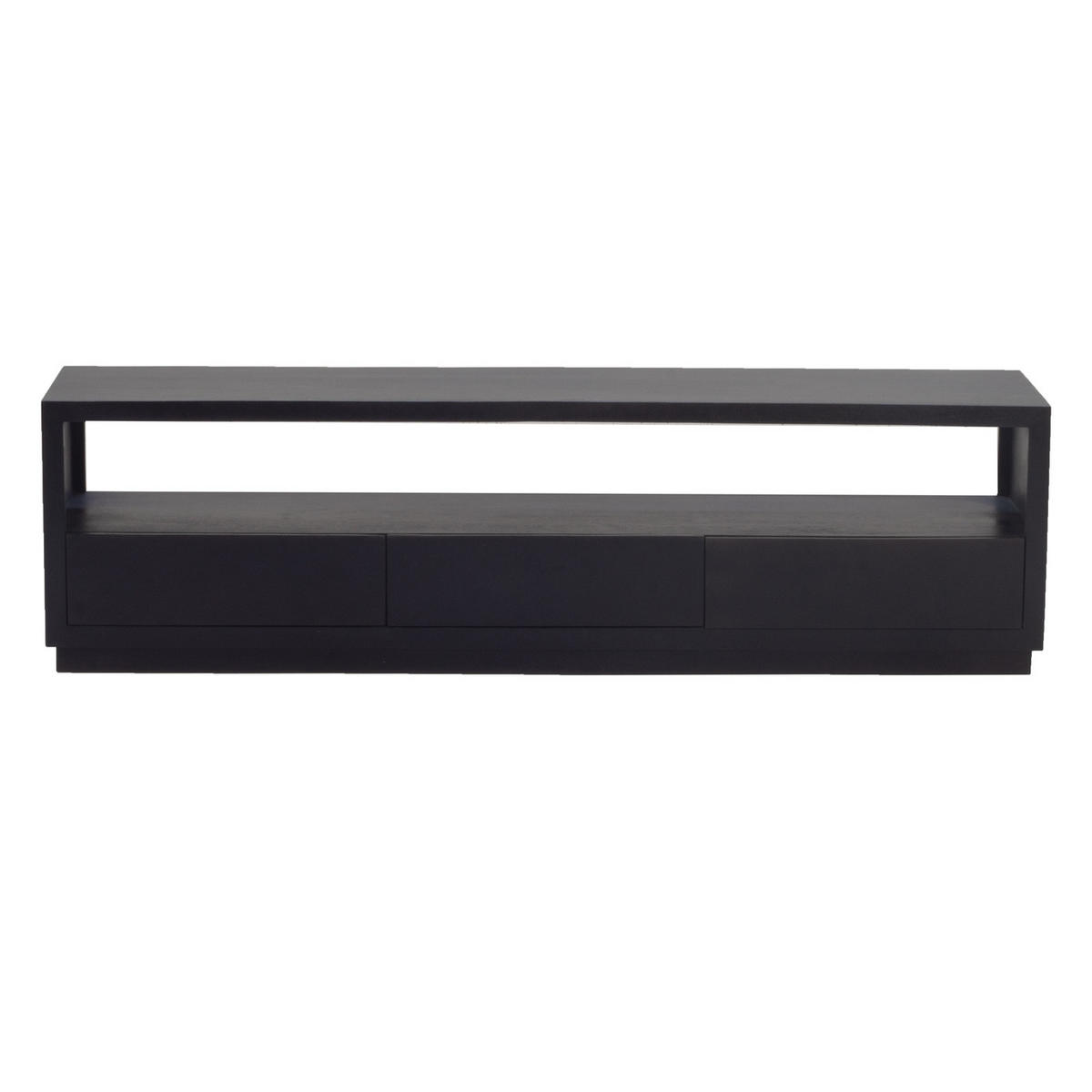TV-SCHRANK 150cm, schwarz - Schwarz, Holz (150/50/40cm) - Giga Meubel