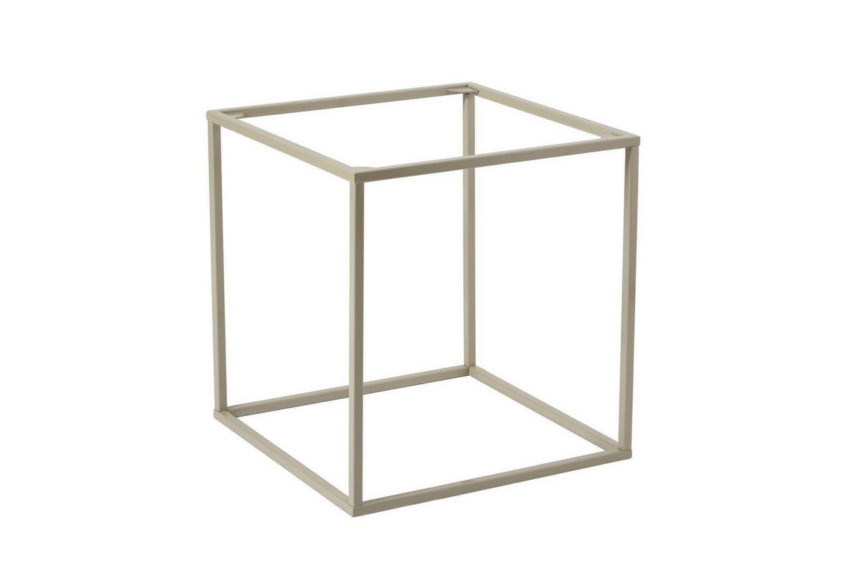 COUCHTISCH Koala Taupe - Taupe, Holz (45/45/52cm) - Habitat Garten