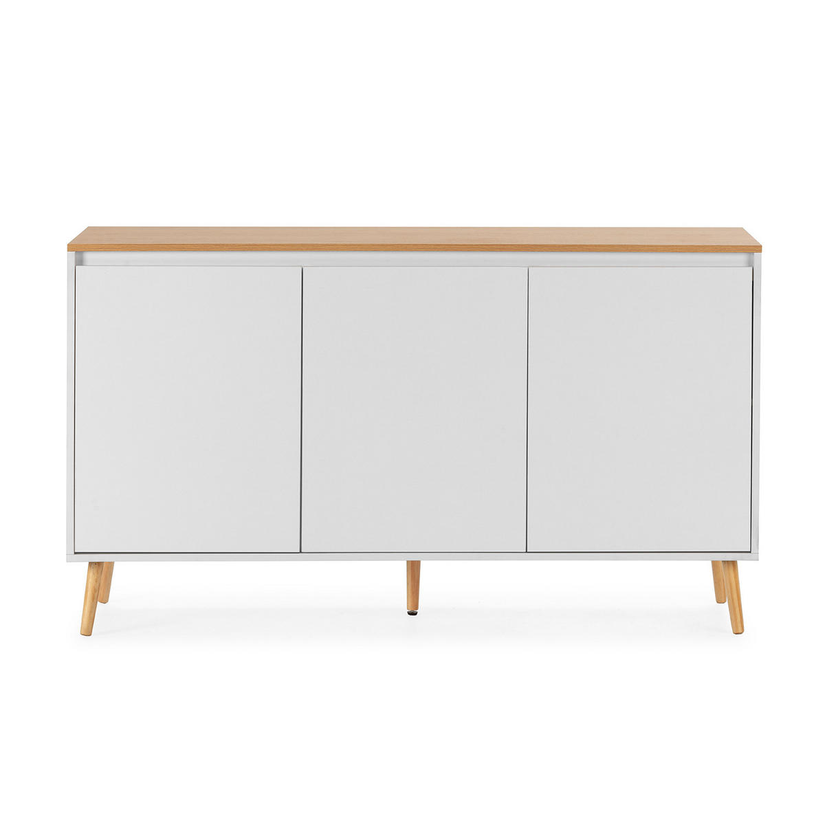 SIDEBOARD Desi 3 türen Weiß - Weiß, Holzwerkstoff (140/80/40cm)