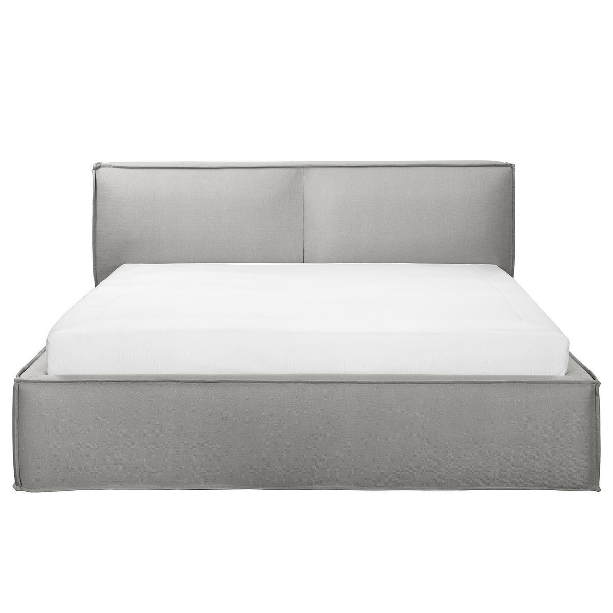 POLSTERBETT - Grau, Textil (140/200cm) - home24