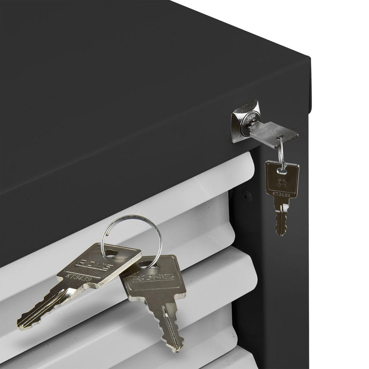 SCHUBLADENSCHRANK Kobra mit 7 Schubladen 90x70x43,5cm Anthrazitgrau/Lichtgrau - Anthrazit/Grau, Metall (70/90/44cm) - PROREGAL