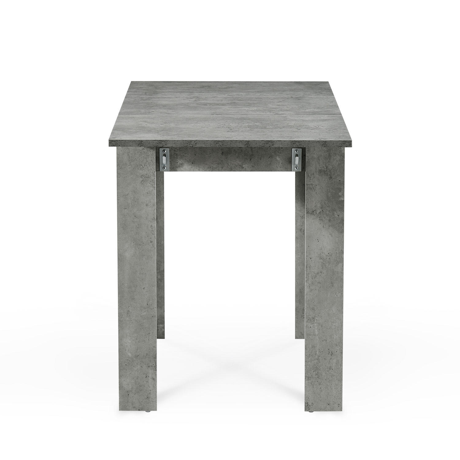 Thumbnail - B&D Home Esstisch, Grau, Holzwerkstoff, Beton Optik, 2-Sitzer, 1 Fächer, Rechteckig,Rechteckig, 60x74x80 cm, Esszimmer, ...