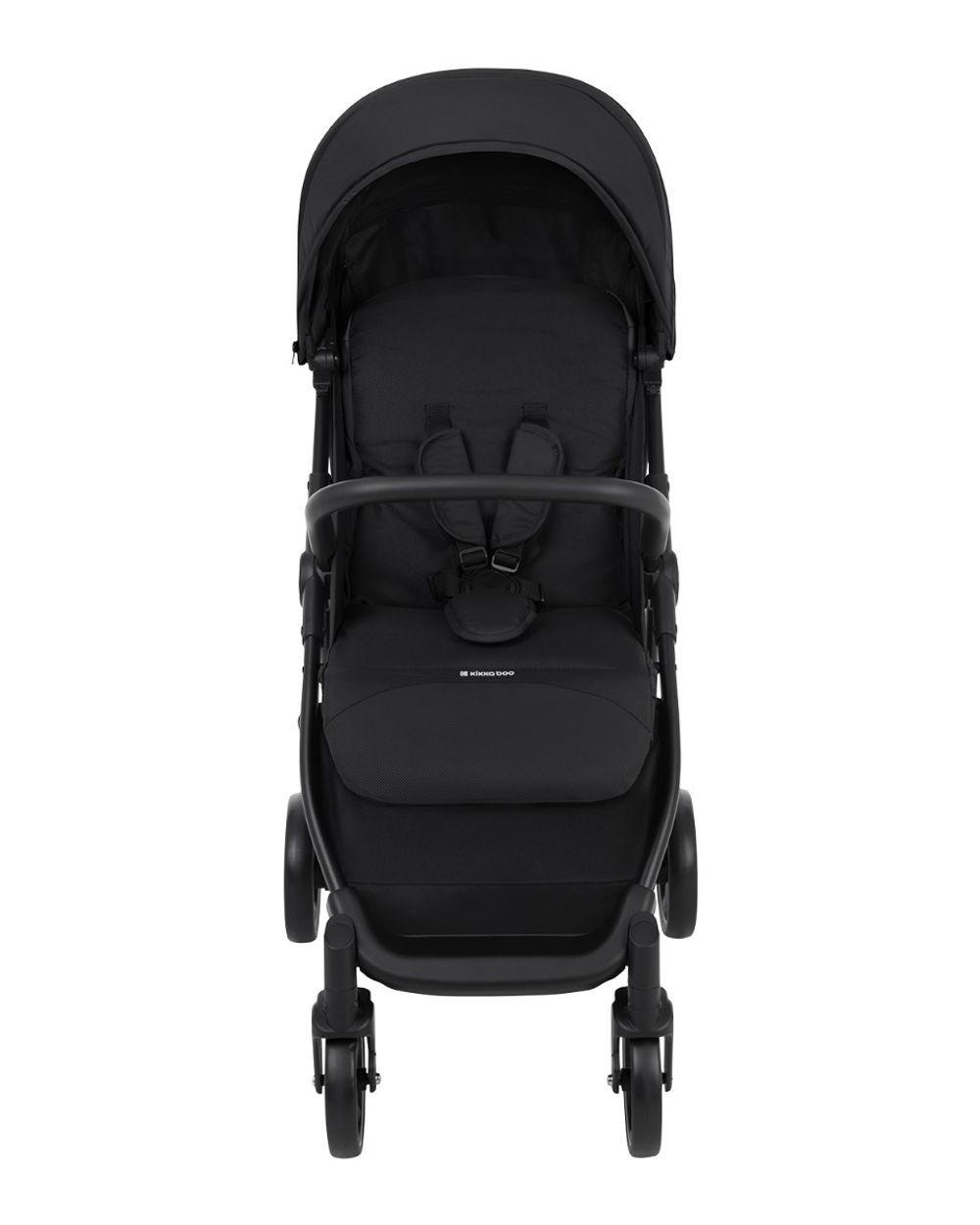 BUGGY Alexa 22 kg schwarz faltbar, Rückenlehne verstellbar, Gurt - Schwarz, Metall (72/51/101cm) - Kikka boo
