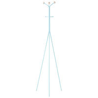 GARDEROBENSTÄNDER Hellblau Arnot - Hellblau, Metall (50/176/50cm) - Beliani