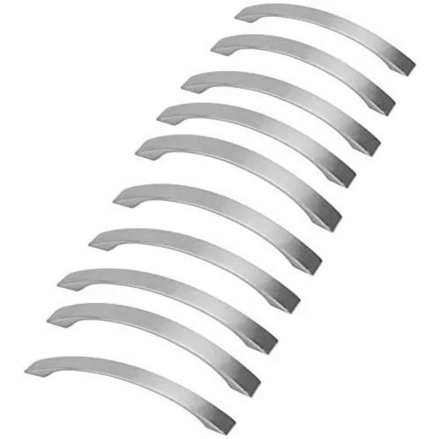 MÖBELGRIFF 10er-Set 96 mm Aluminium - Silberfarben, Metall (1.5/2.1/12.4cm)