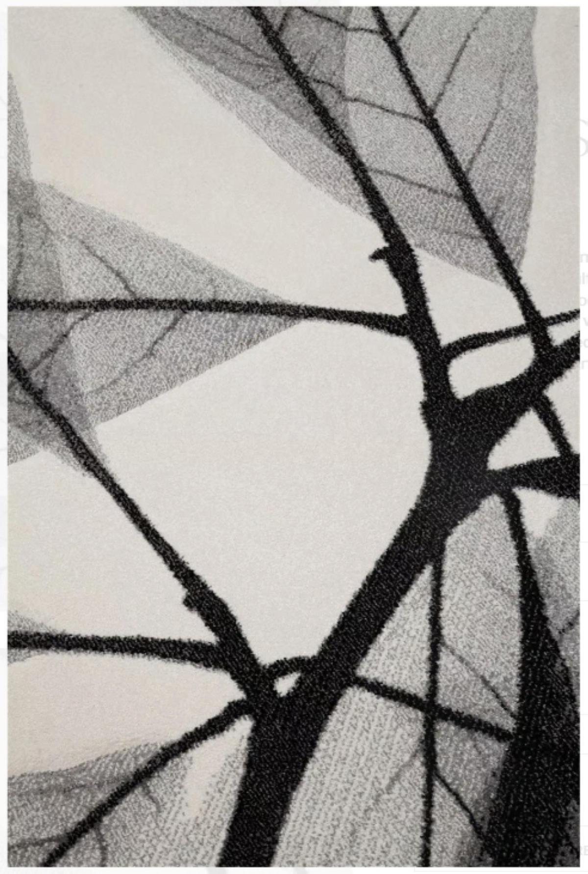 TEPPICH modern Flachgewebe NAGOYA Grau 133x190 cm - Grau, Textil (133/190cm) - Novatrend