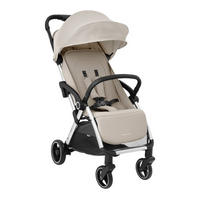 BUGGY Eden bis 22 kg beige Federung Regenschutz zusammenklappbar - Beige, Metall (62/47/100cm) - Kikka boo