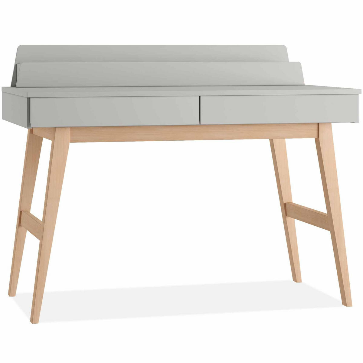 SCHREIBTISCH-ORGANIZER DAMBI - Grau, Holzwerkstoff (16/113/15cm) - KONSIMO®
