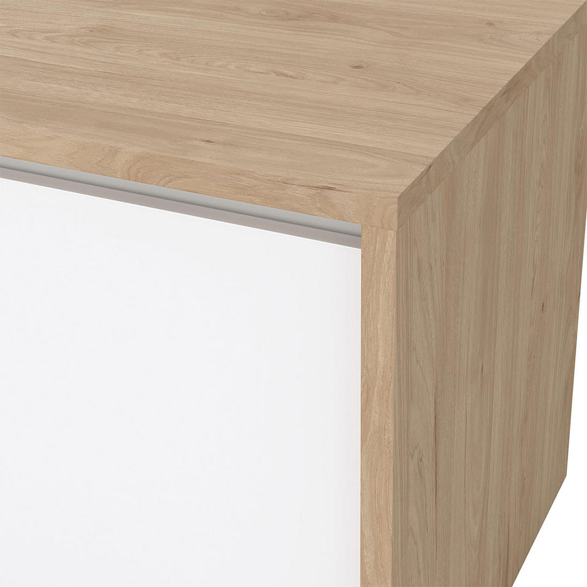 TV-MÖBEL, Next, Eiche, Holzwerkstoff, 179 x 49 x 51 cm - Eichefarben, Holzwerkstoff (179/51/49cm) - ebuy24
