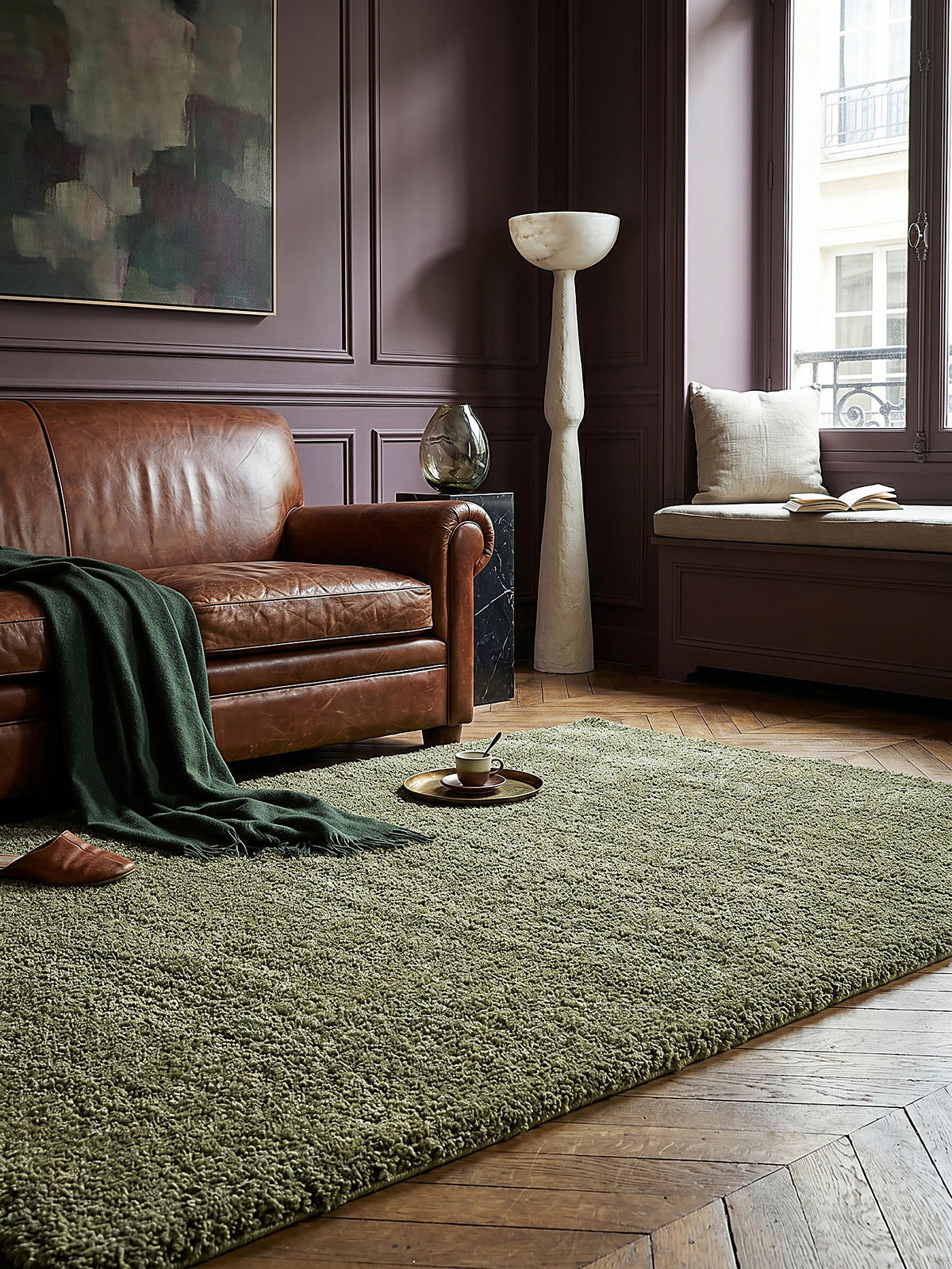TEPPICH Hochflor Shaggy-Design, teddyweich LYNE, Grün 160x230 cm - Grün, Textil (230/160cm) - KADIMA DESIGN