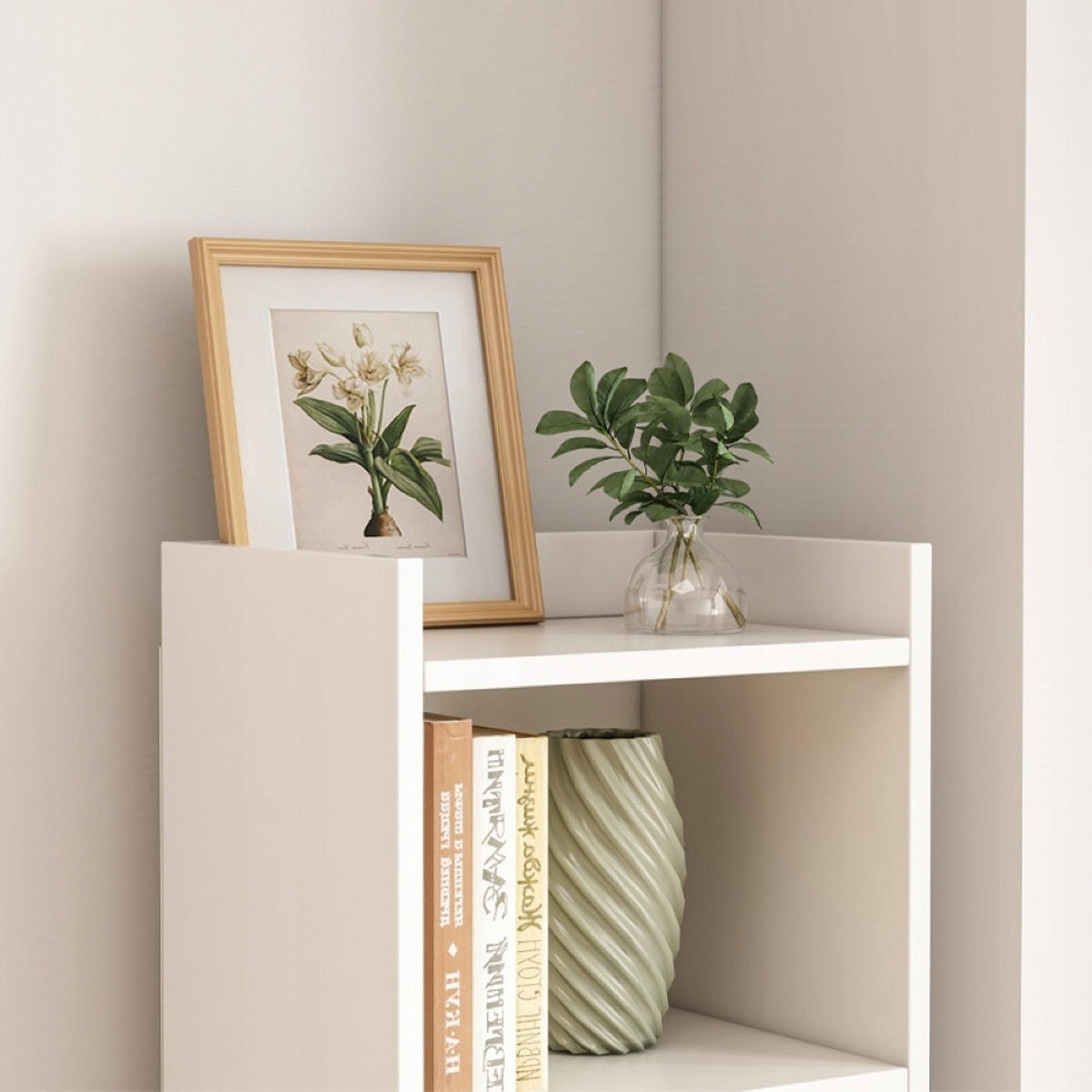 BÜCHERREGAL, weiß 40/30/180 cm - Weiß, Holzwerkstoff (40/180/30cm) - MUVU