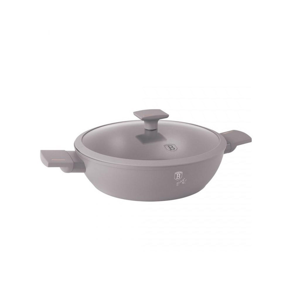 TOPF Grau 40/30/8 cm BH8099 - Grau, Metall (30cm) - Berlinger Haus