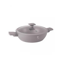 TOPF Grau 40/30/8 cm BH8099 - Grau, Metall (30cm) - Berlinger Haus