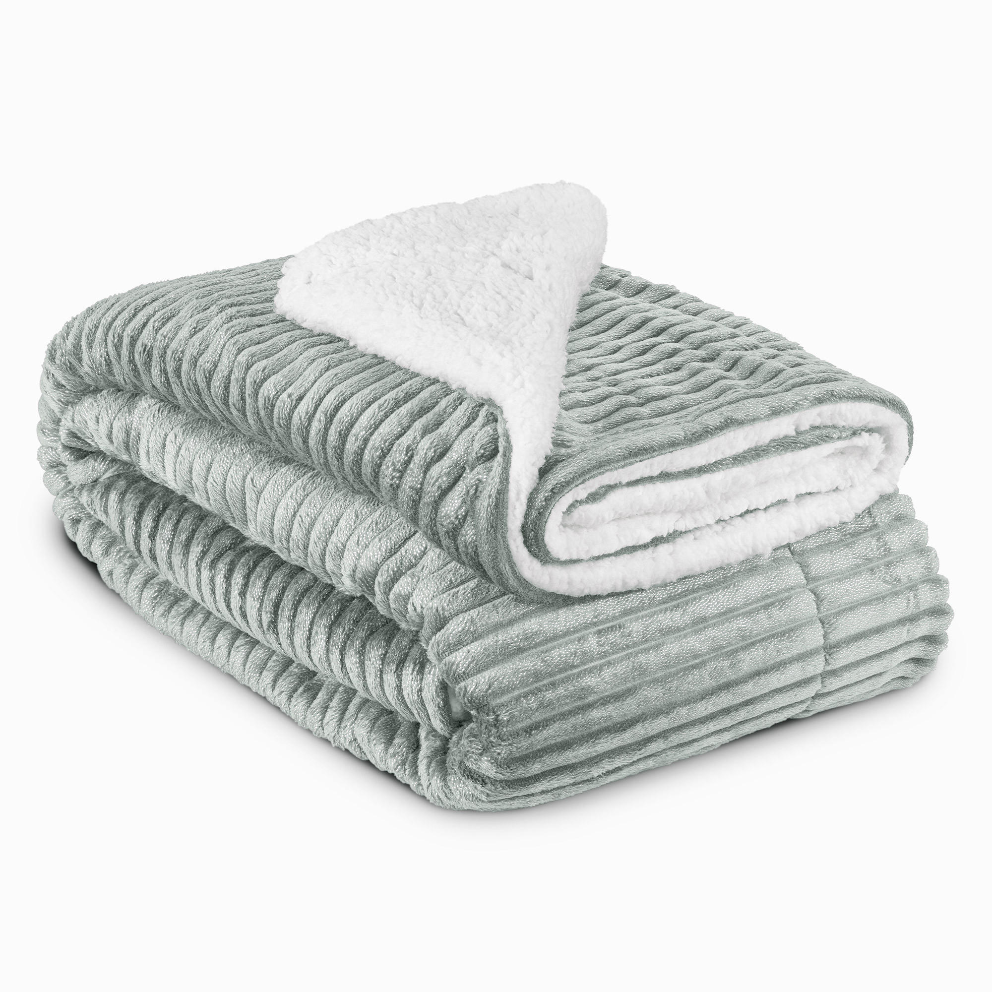 DECKE Elisa 220/240 cm Hellgrau - Grau, Textil (220/240cm) - Beautissu 